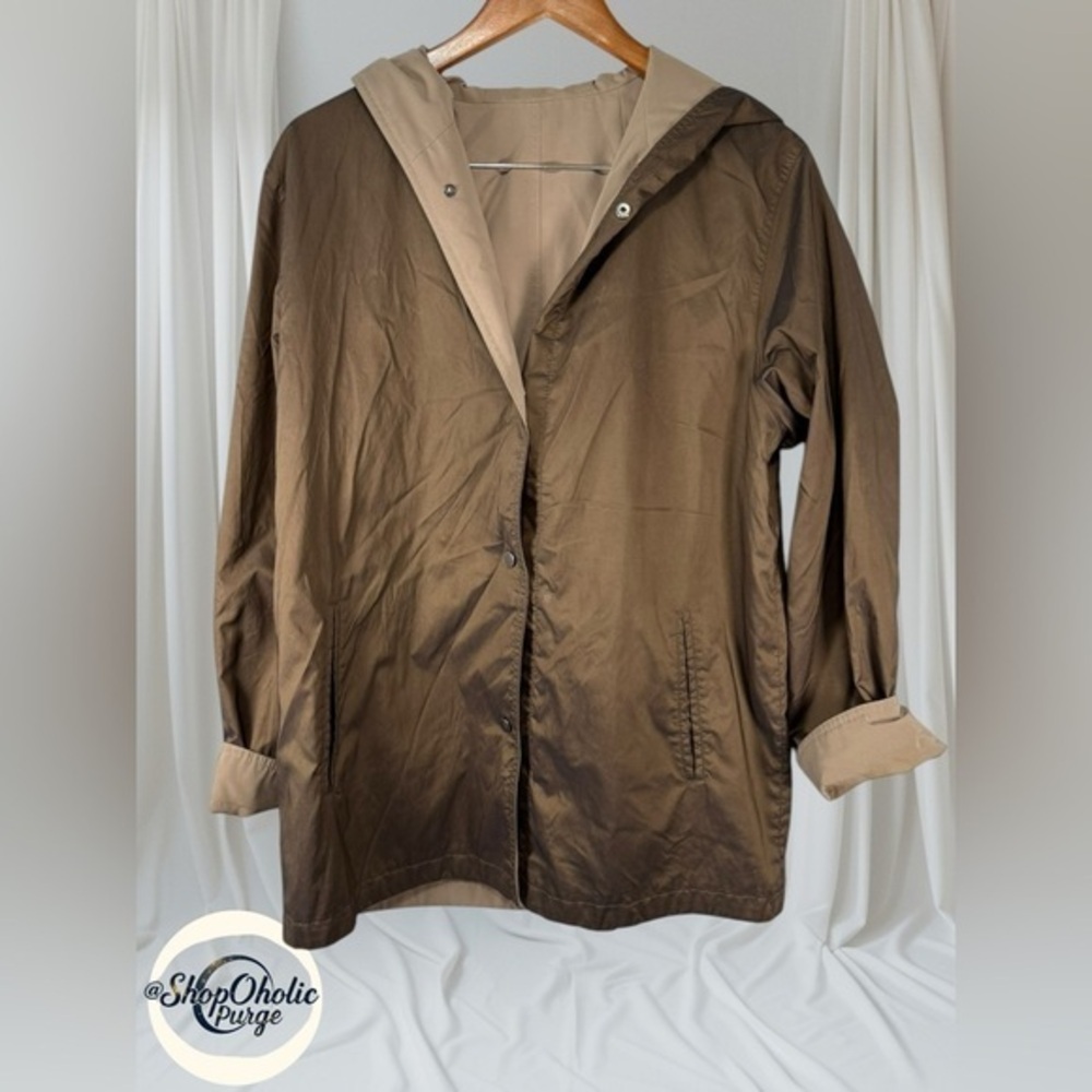 Gallery Reversible coat Hooded Jacket Women’s XL Black or Brown